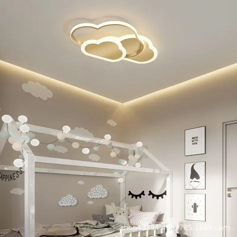 Imagem -03 - Lâmpada Moderna do Teto do Diodo Emissor de Luz para o Quarto das Crianças Sala de Estar Jantar Quarto Estudo Corredor Lustre Decoração Home Luminosidade Brilho