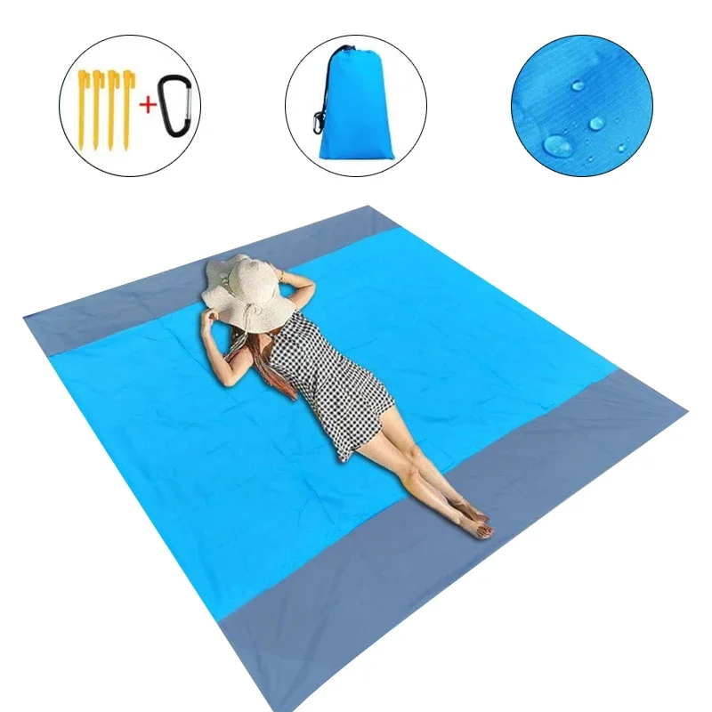 Outdoor Camping Mat Sand Proof Beach Mat Ultralight Camp Bed Sleeping Pad Mattress Camping Travel Mat Portable Picnic Blanket