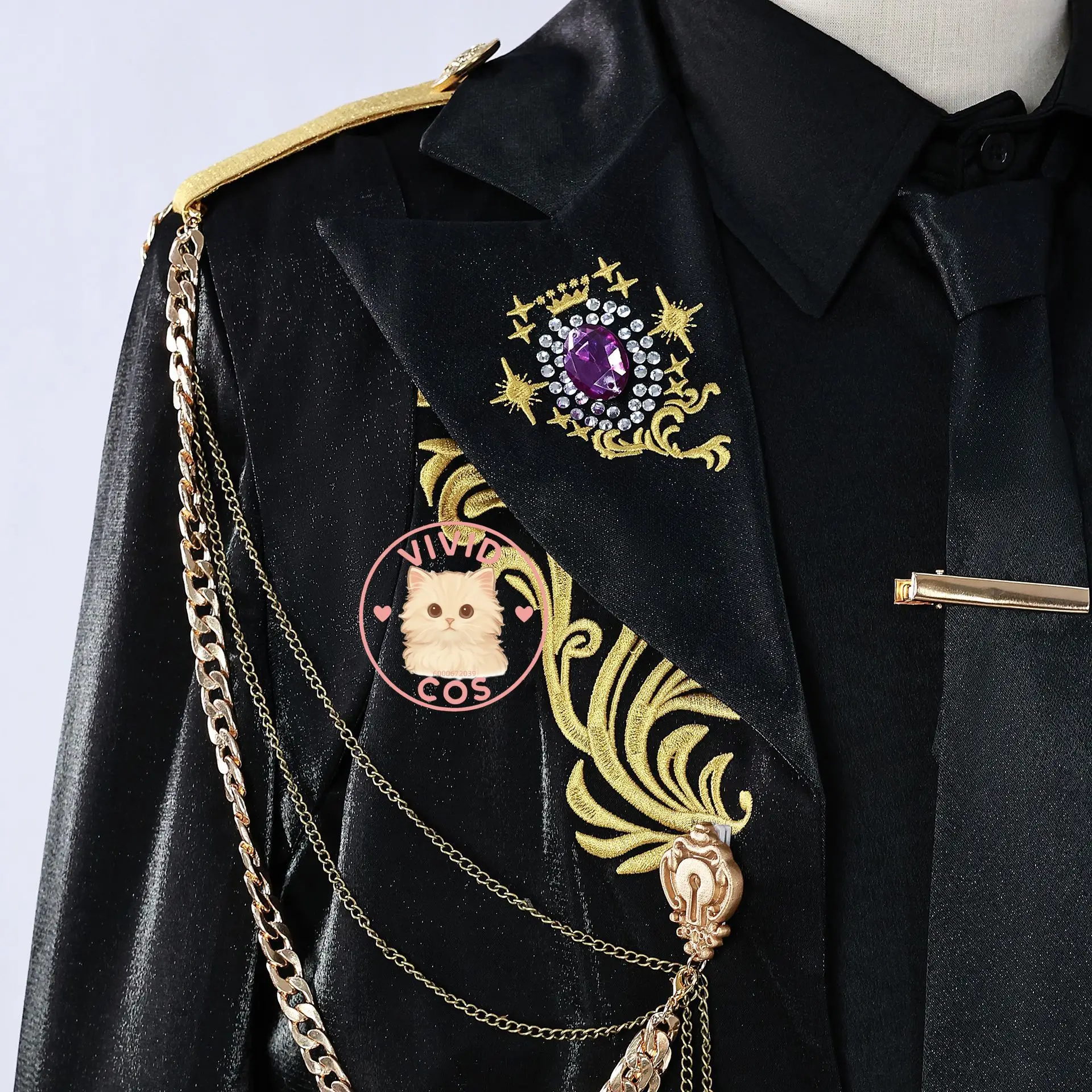 Hot Anime Pomefiore Diasomnia Ignihyde Cosplay Costume Black School Uniform Suits for Men Women Adult Comic Con Halloween Party