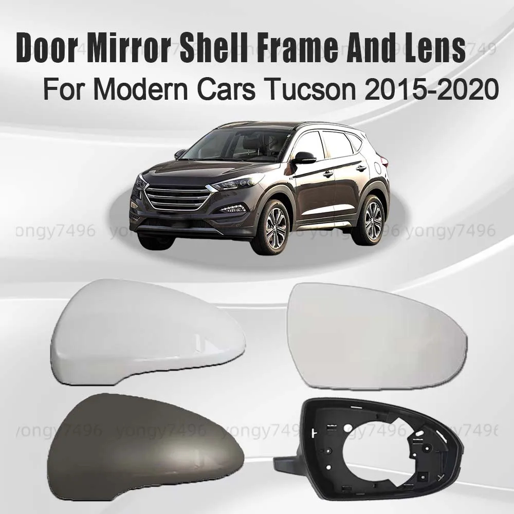 

Защитная крышка дверного зеркала, рамка и объектив для современных автомобилей Tucson 2015 2016 2017 2018 2019 2020, автомобильные аксессуары заднего вида