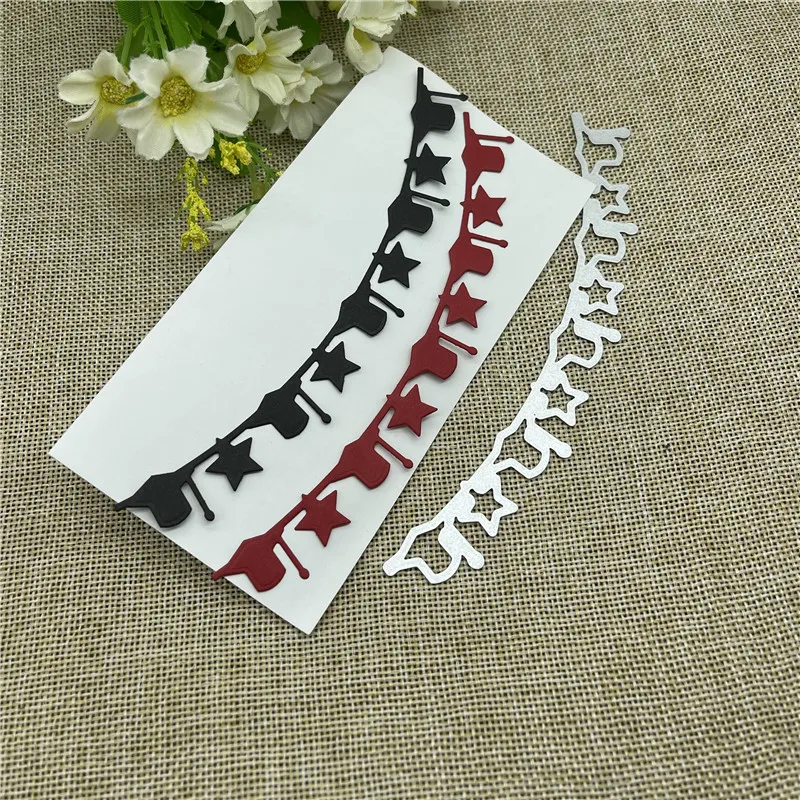 

Graduation banner Metal Cutting Dies Stencils For DIY Scrapbooking Decorative Embossing Handcraft Die Cutting Template