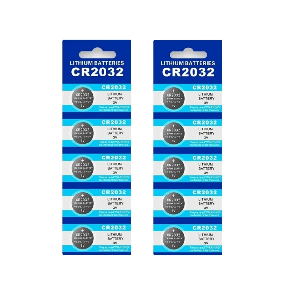 

10-60PCS CR2032 CR 2032 Button Battery 3V Lithium Battery For Watch Toy Calculator Car Remote Control Button Coin Cell