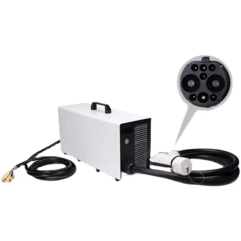 9 hole convenient 21/31/42/62KW DC fast charging electric pile machine portable new energy household