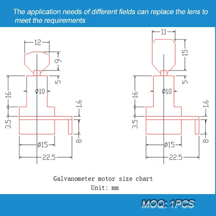 Hot Sale & High Quality Laser Galvo Scan Head 3D Laser Galvanometer Scanner for Beauty
