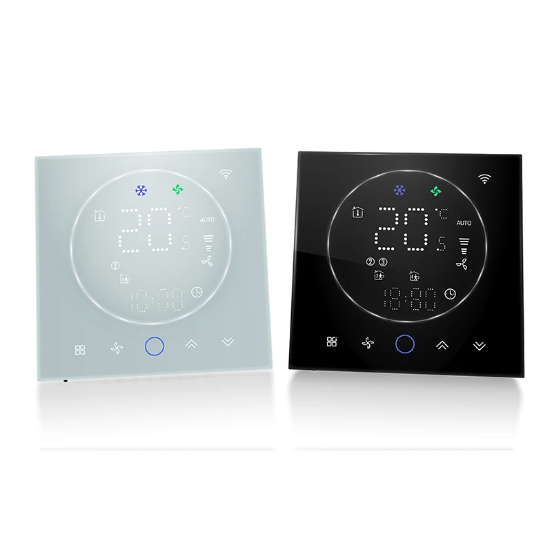 Beca BAC-008 Wifi Thermostat HVAC System Temperature Controller LCD Touch Screen Lora Wall-Mounted Air-Conditioner Heating