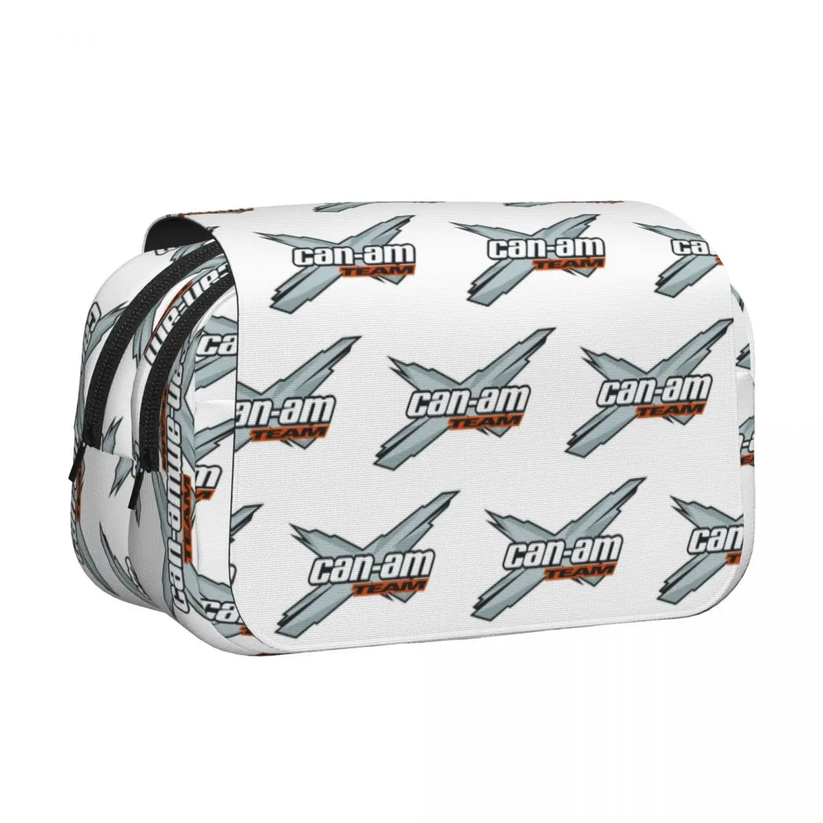 Can Am Moto Racing Spyder Logo Pencil Case Pen Holder Hard Shell Leather Big Capacity Pen Box Pencil Bag for Students Gifts