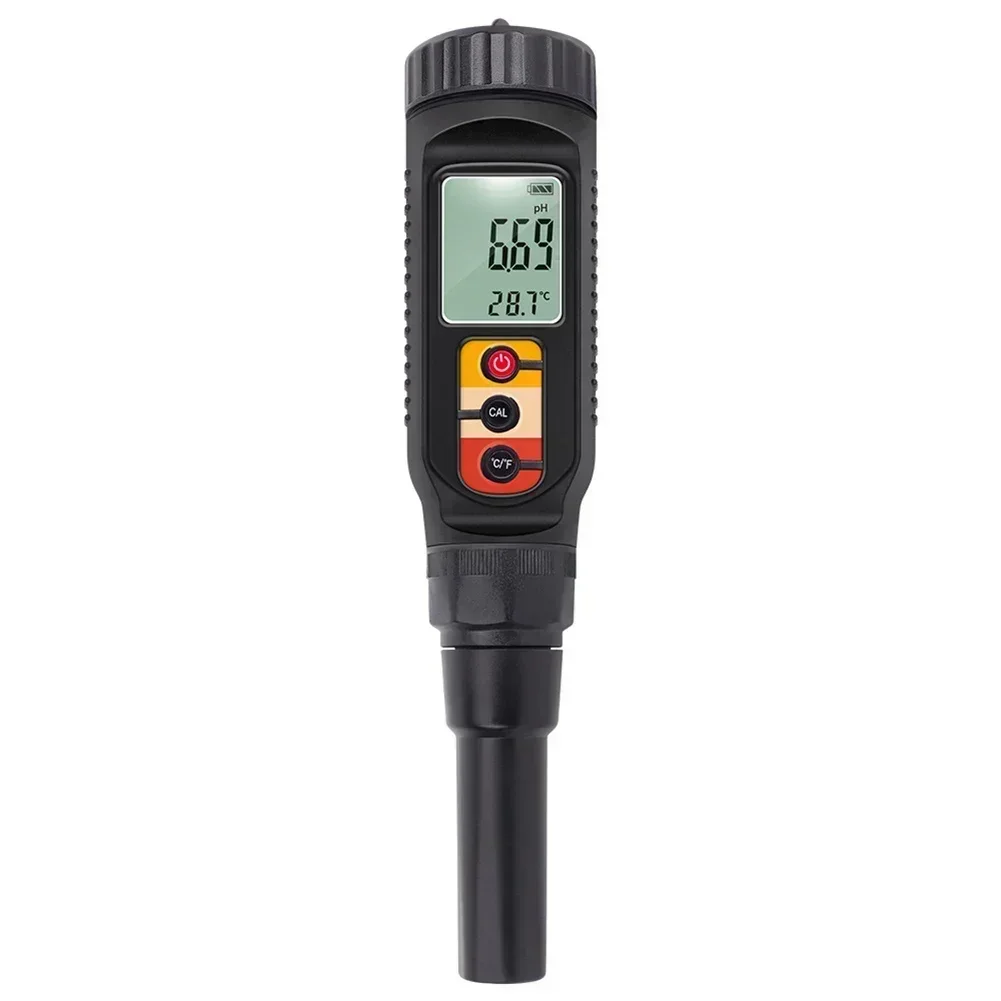 Digital PH Meter for Food Soil Dough Alkalinity Tester with Temperature Measurement and Auto Temperature Compensation
