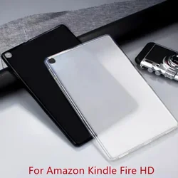 Case for Kindle Fire HD10 Plus 2021Transparent TPU Tablet Cover Funda For Kindle Fire HD 8 Plus 2020 8