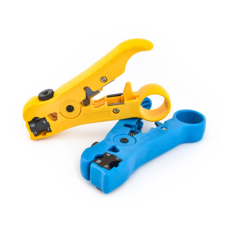 Wire Cable Stripping Crimping Tools Automatic Stripping Pliers Universal Coaxial Cable Wire Stripper