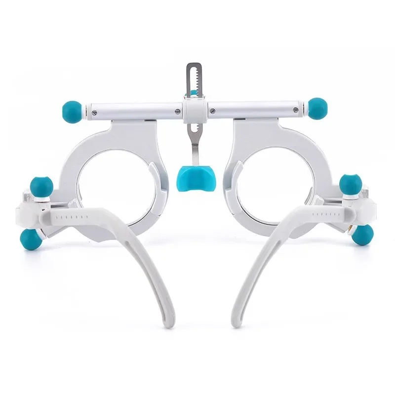 Ophthalmic optometry try-on frame, ultra-light titanium alloy test frame, adjustable fixed pupil distance
