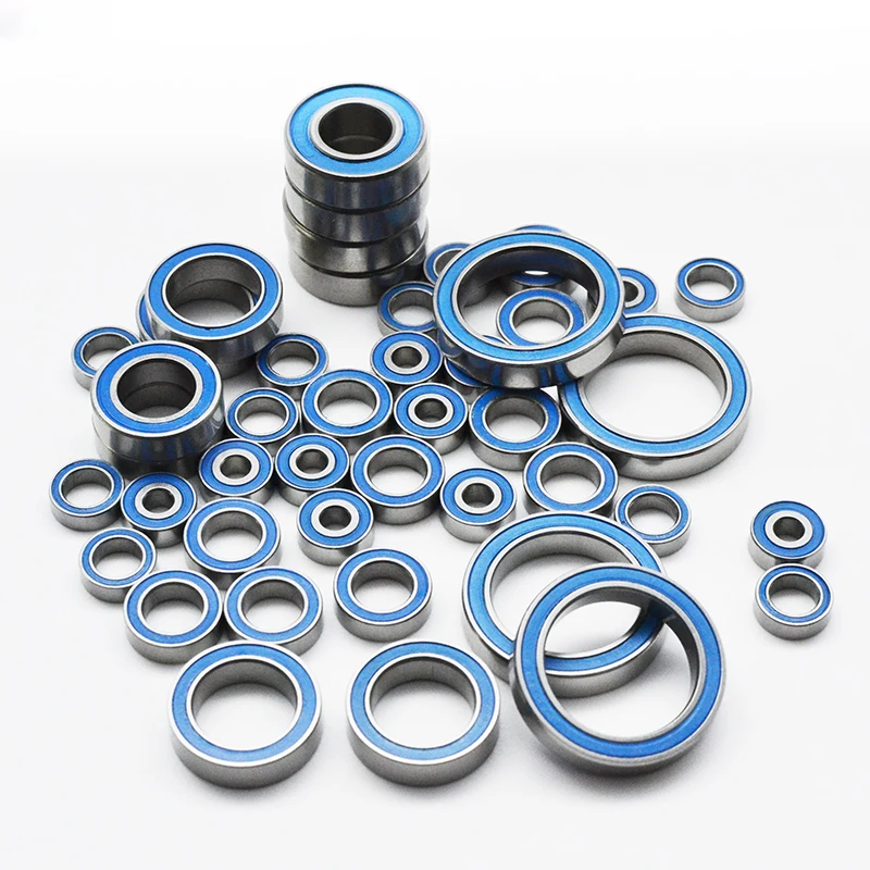 For 10 pcs Rubber Sealed Miniature Ball Bearings 2x6x3 5x10x4 5x10x4 5x11x4 6x12x4 12x18x4mm Bearing Kit