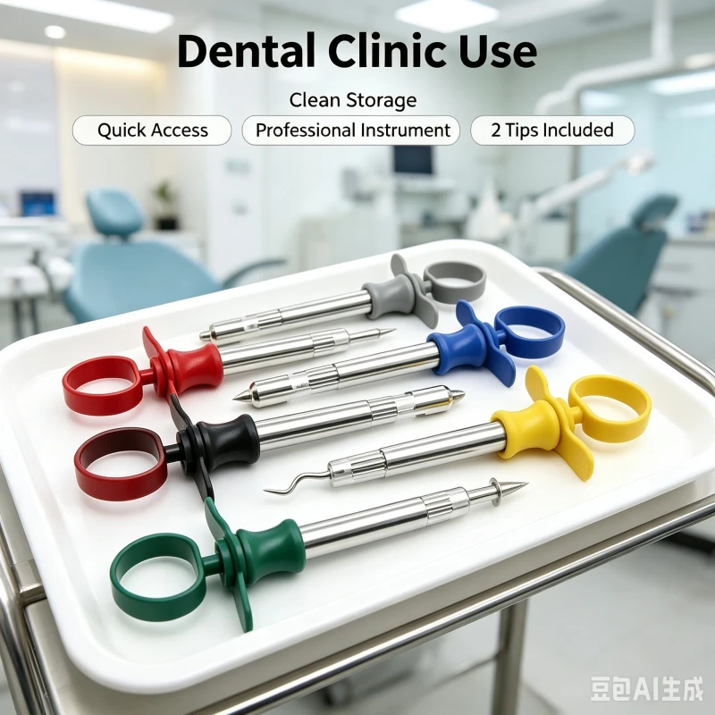 Imported stainless steel for dental metal syringe holder