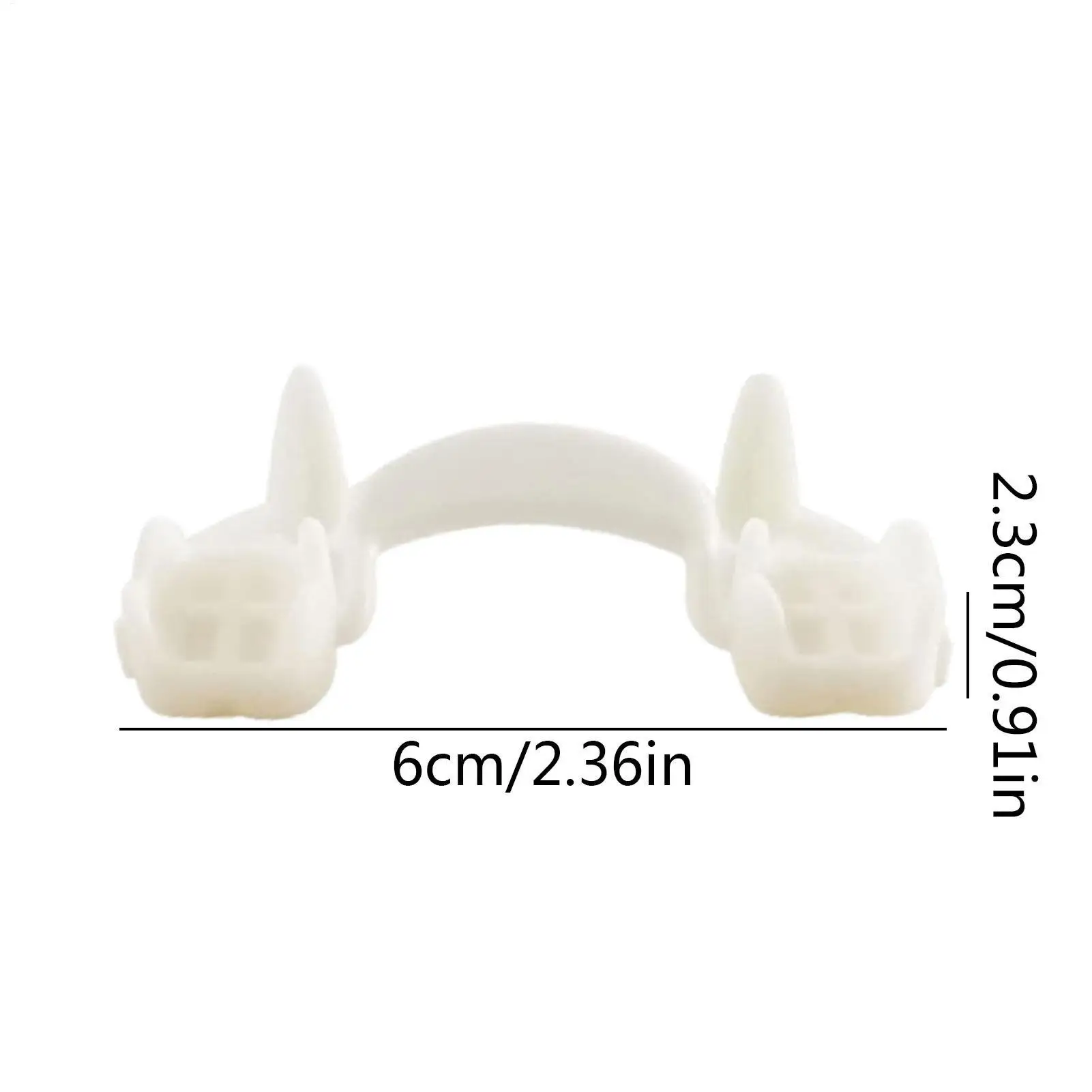 Vampire Fangs Tanden Intrekbare realistische vampire Fangs Enge griezelige maskerade-accessoires voor rollenspel-thema-evenementen