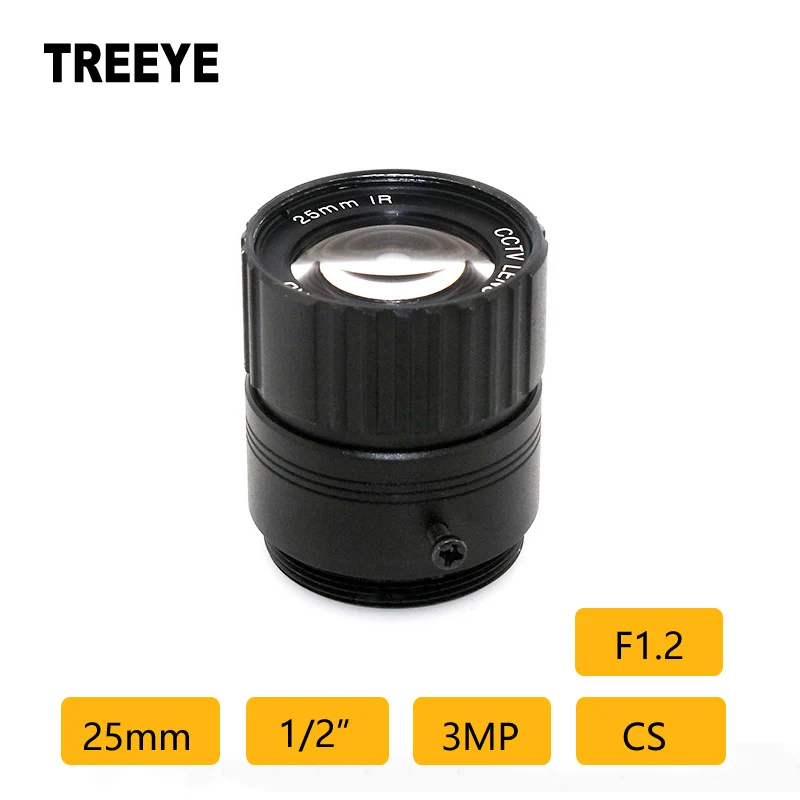 

3.0Megapixel 25mm CCTV Lens HD 1/2" 3MP CS Lens F1.2 AHD IP Camera Video Surveillance Camera Lens CCTV Accessories
