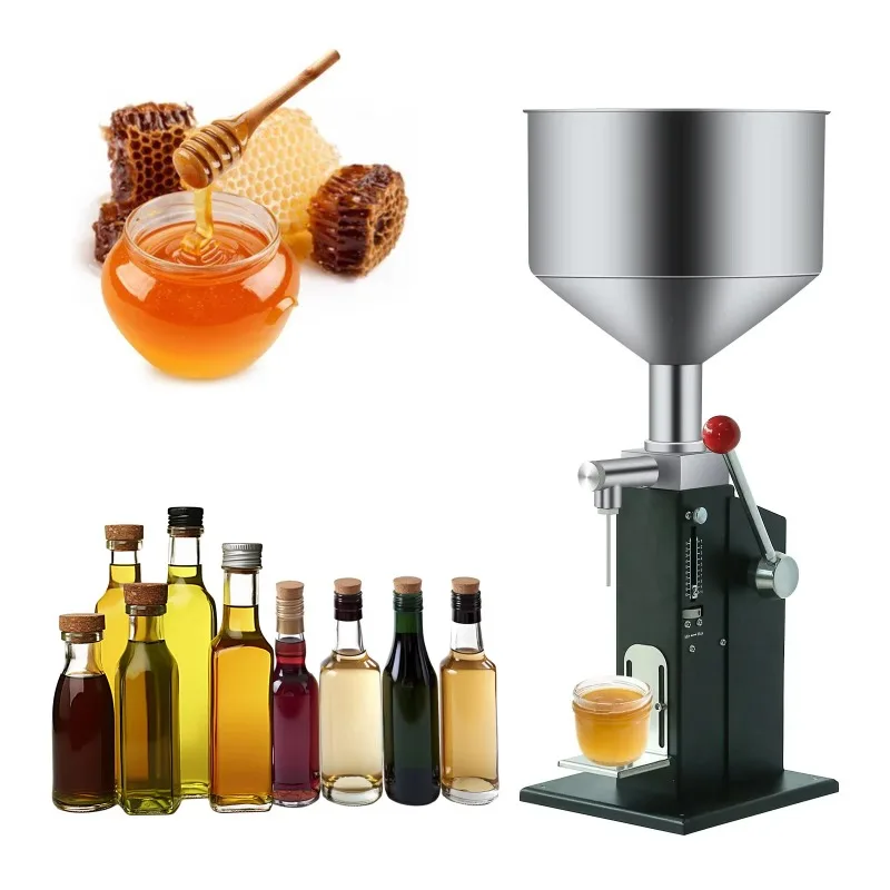 High Speed A03 Manual Small Volume Piston Essential Oil Cosmetic Liquid Filling Machine 50ml 100ml