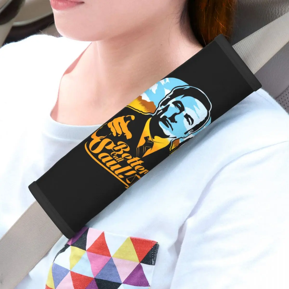 Custom Heisenberg Breaking Bad Car Seat Belt Cover 2 Pack Better Call Saul Seatbelt Strap Shoulder Pad