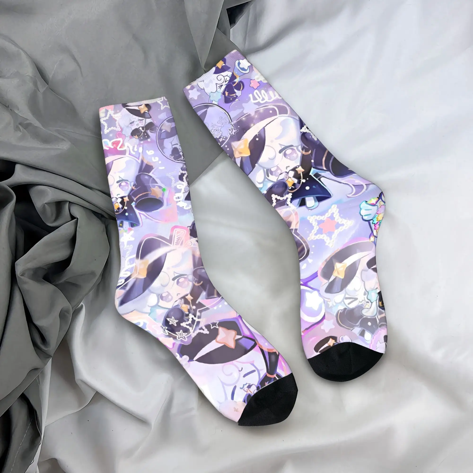 

Men Socks Cookie Run Kingdom Game Stockings Winter Korean Quality Socks Pattern Running Sports Non-Slip Socks