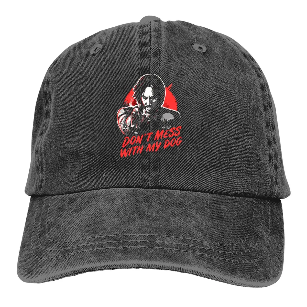 

Don't Mess With My Dog Baseball Cap Men Hats Women Visor Protection Snapback John Wick Film Caps