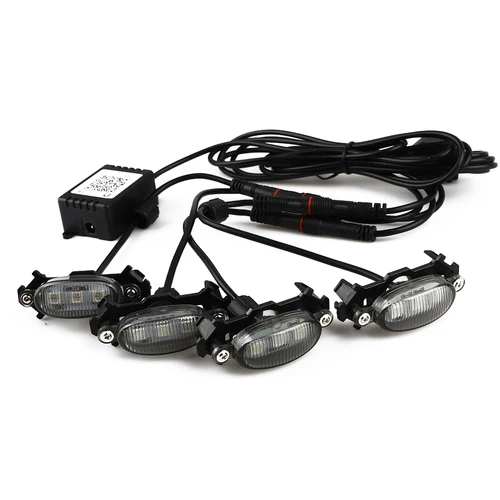 Imagen 2 del producto Lámpara LED para parrilla de coche, Kits de lámparas coloridas RGB estilo Raptor, herramienta de luz de Control inalámbrico para Tacoma TRD Pro2016-2021