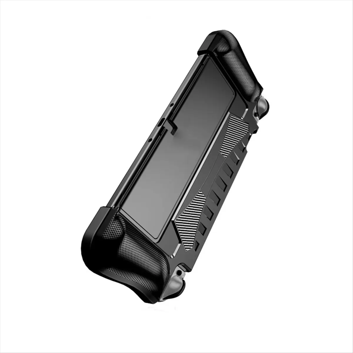 Promotion Dockable Case for OLED Soft Silicone Ergonomic Grip Protective Shell Cover Game Accessory Black