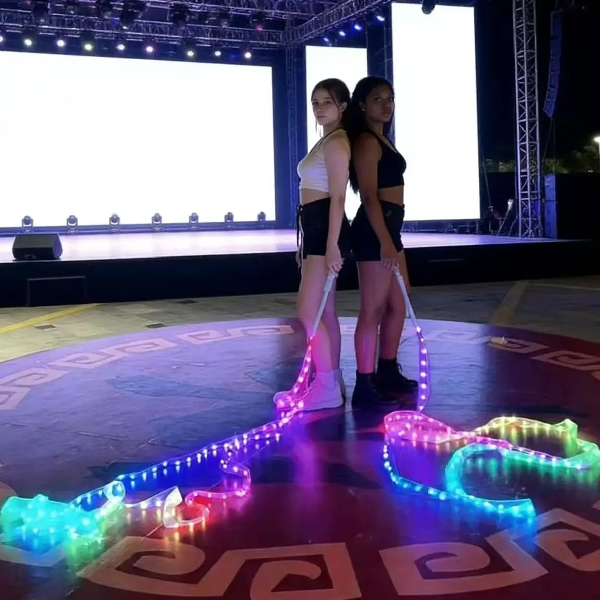 

Светодиодные светящиеся палочки USB, перезаряжаемые, разноцветные, мигающие, для танцев, выступлений, баров
