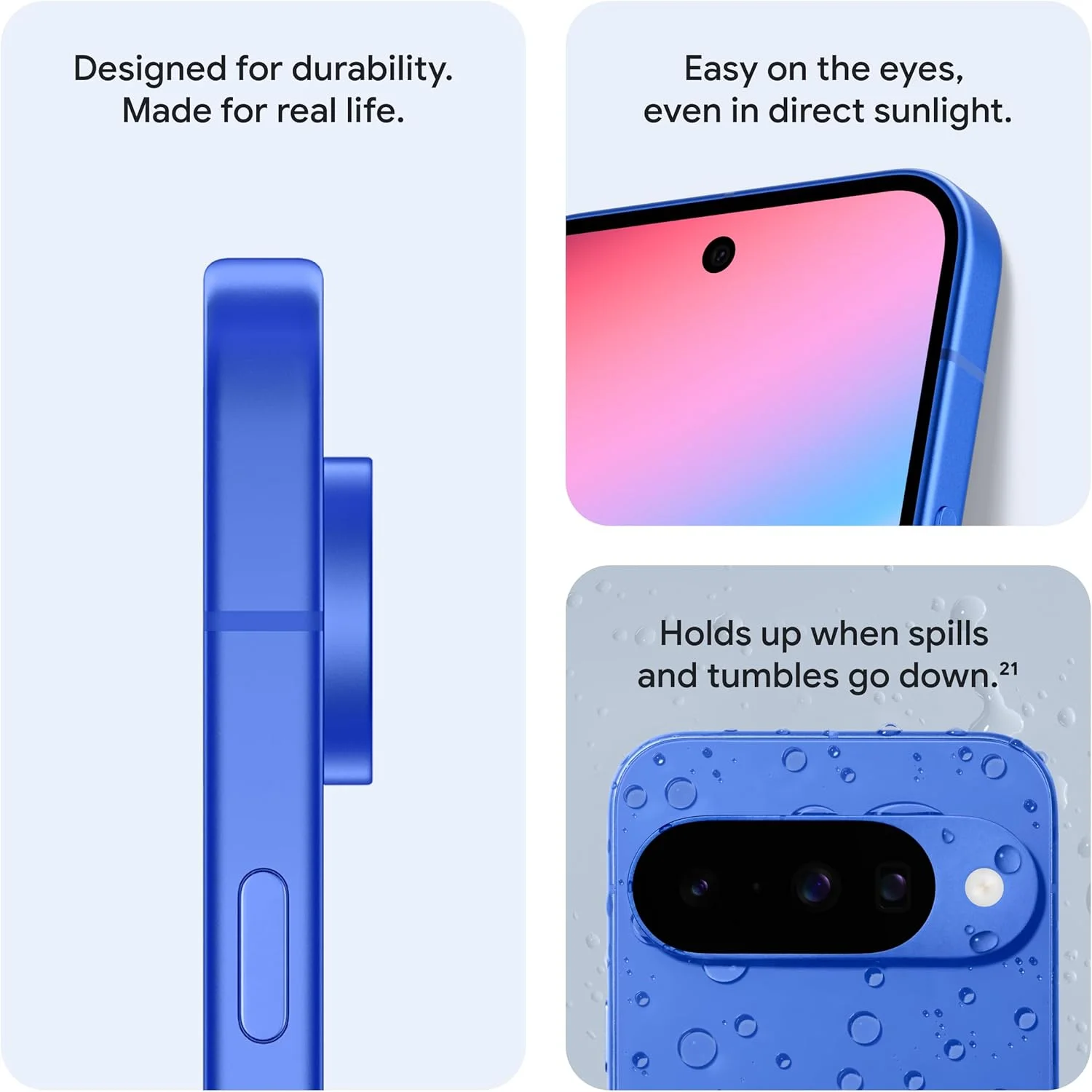 Brandneue Google Pixel 10 Google Tensor G5 6,3 Zoll Kamera 49700 mAh 24+ Stunden Akku NFC SmartPhones Advanced Triple Re