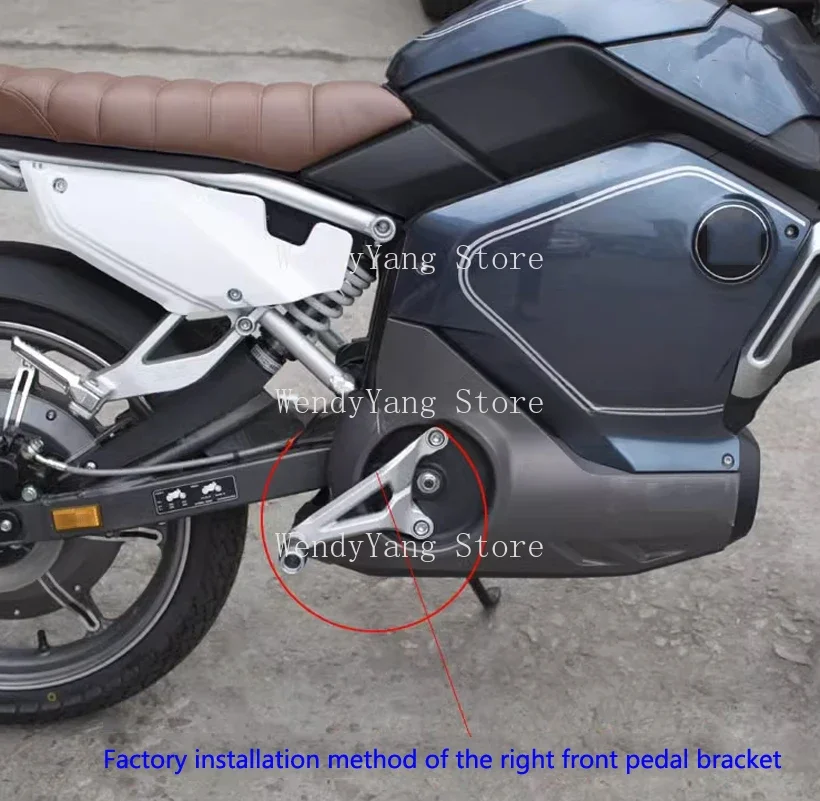 

Motorcycle Left Right Pedal Assembly For Super SOCO Scooter TC TS Connecting Bracket Pedal Tube Pedal Accessories