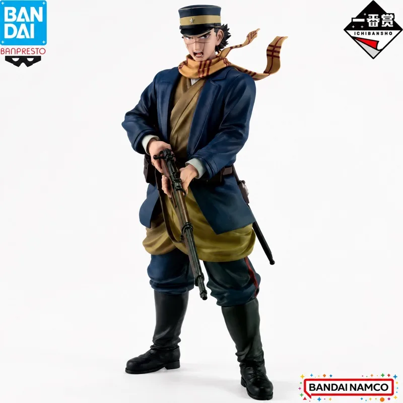 

In Stock Bandai Original Ichiban Kuji Golden Kamuy Sugimoto Saichi Action Figure Model Doll Brand New Boxed Anime Characters