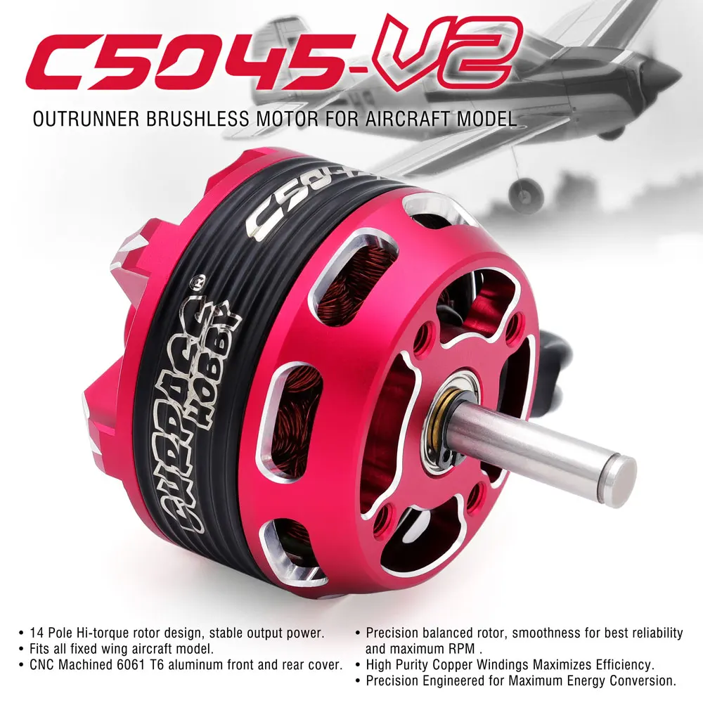 SURPASS HOBBY Brushless Motor 3-6S C5045 C5055 C5065 For RC Aircraft Plane Multicopter Brushless Outrunner Motor