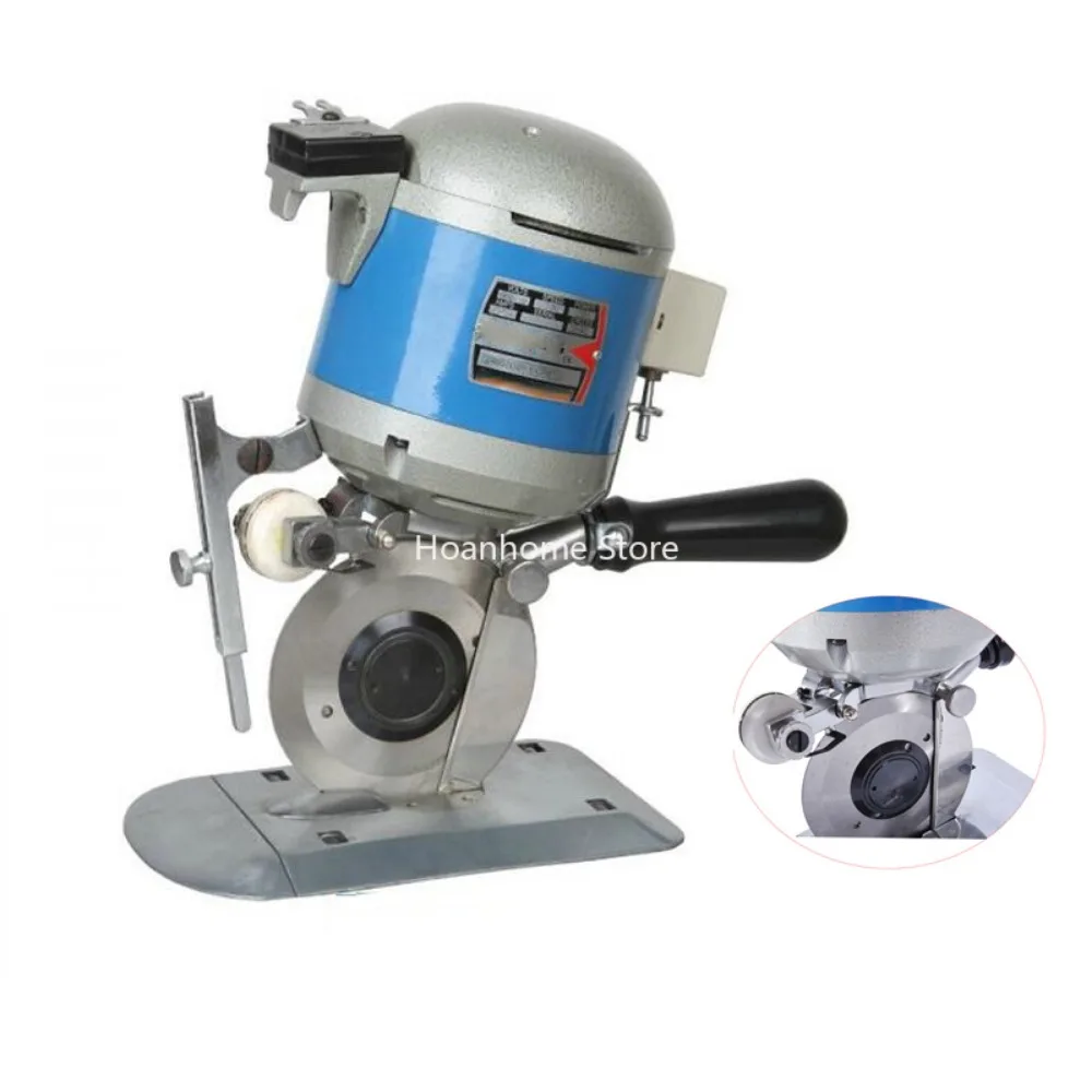 Electric Cloth Cutter 370W For Silk Leather Fabric Textile Fabric Round Knife Cutting Machine 110V/220V