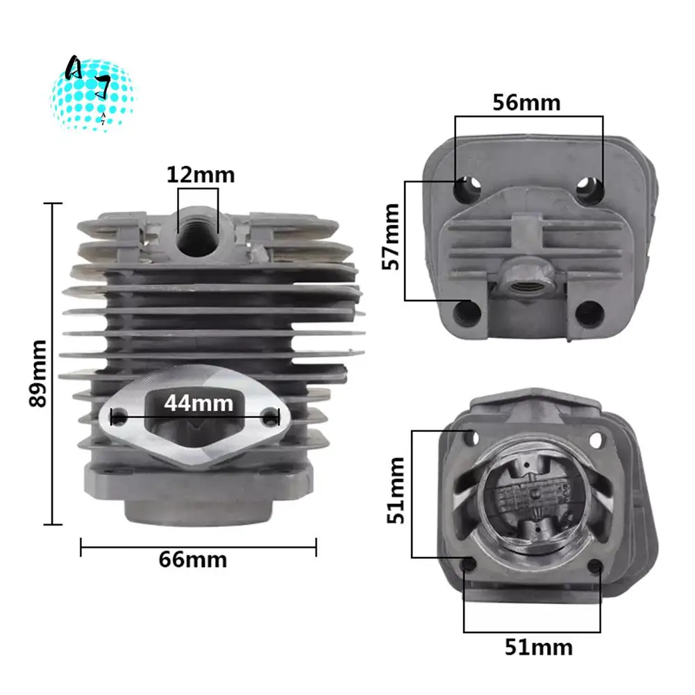 

A07F-Cylinder Piston Gasket Assy Chinese 5800 58Cc Chainsaw Engine Rebuilt Kit