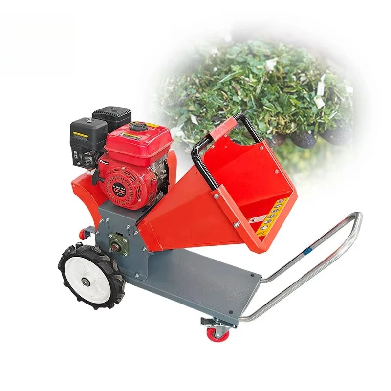 Cheap Tree Branch Chipper Forest Wood Shredder Machine Gas Engine Farm Garden Electric Crusher Chipping Machine