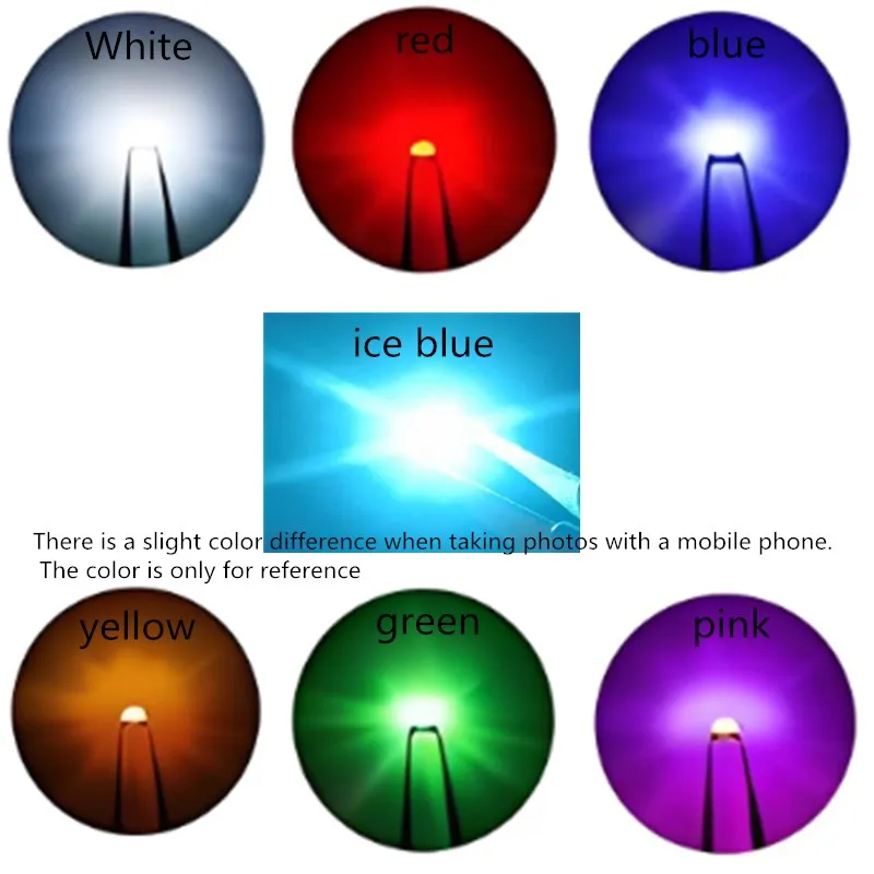 100 قطعة 3528 مناسبة لأضواء خلفية لوحة القيادة لتعديل BMW، وأضواء تعديل السيارة، والإكسسوارات، وأضواء لحام LED