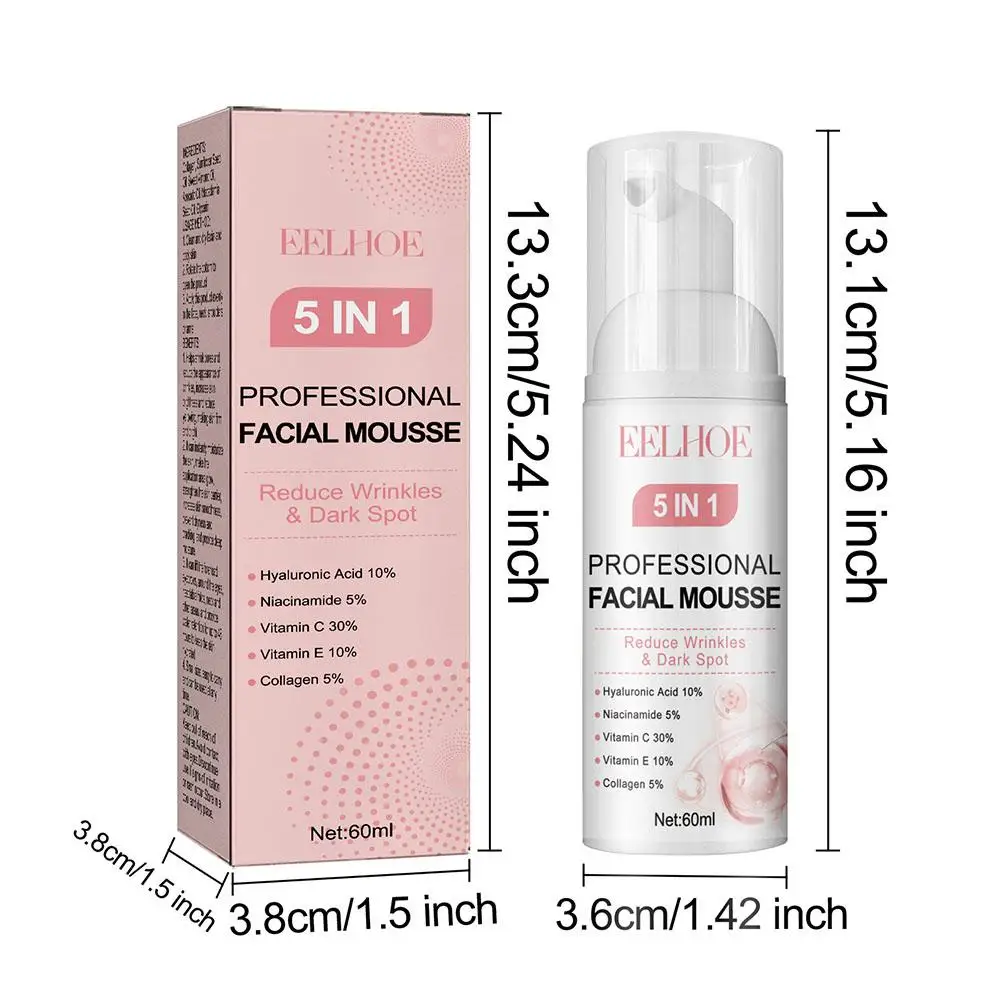 Facial foaming Cleanser Deeply Cleansing Oil Control Moisturizing Blackhead Removal Skin Care Face Wash Foam Cleanser