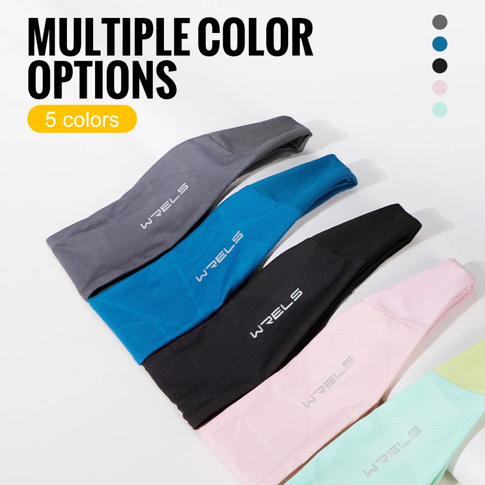 WRELS Lightweight Sports Workout Hairband Sweat Absorbing Elastic Volleyball Tennis Fitness Running Cycling Women Men Headband