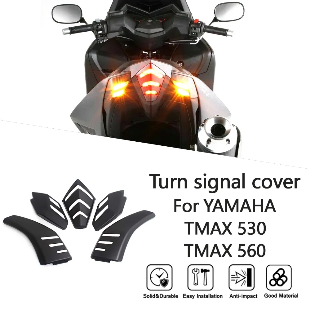 

MTKRACING Turn signal lampshade For YAMAHA TMAX 560 2012-2016 TMAX 530 Turn Signal Light Cover Front Rear Tail Shell Caps