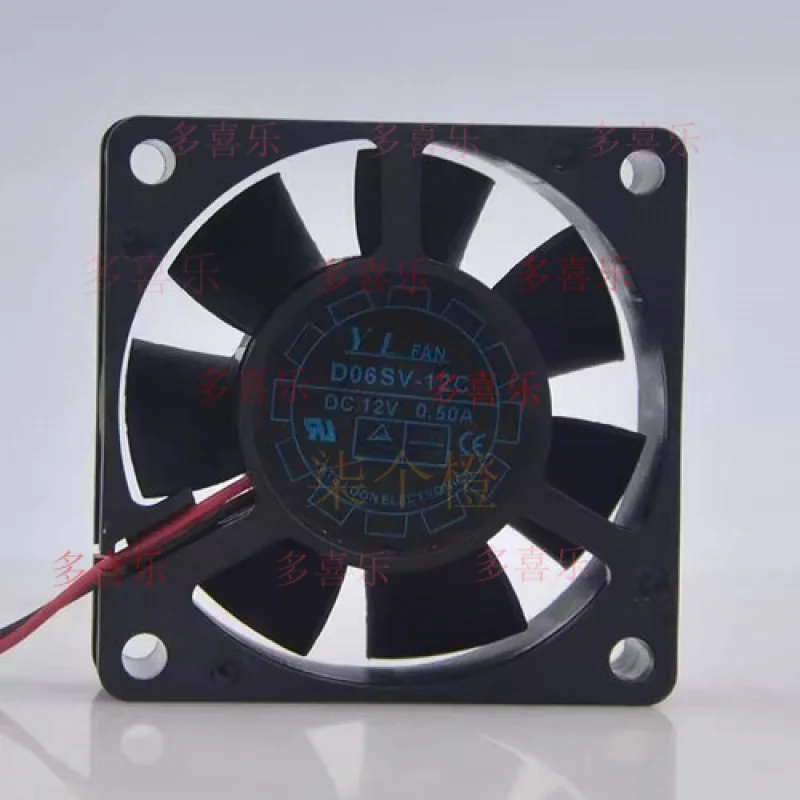 

ZMZM для Yate Loon D60SV-12C 6020 DC12V 0,50A 2-проводной бесшумный охлаждающий вентилятор