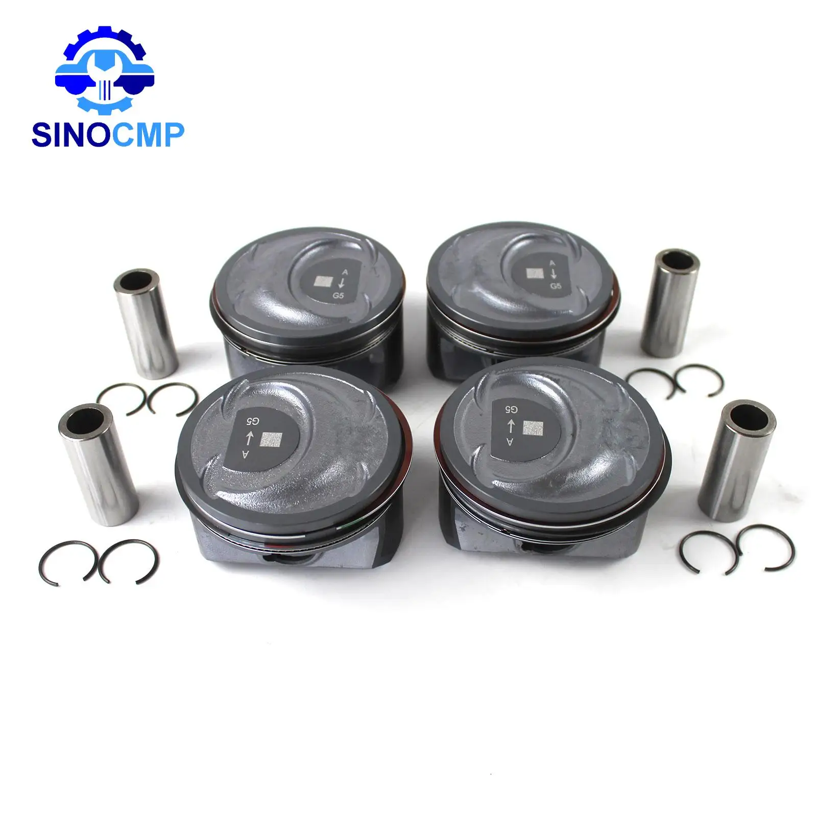 G4KJ Engine Piston Set 23040-2G500 For 2011-13 Hyundai Sonata Kia Sorento Optima 2.4L