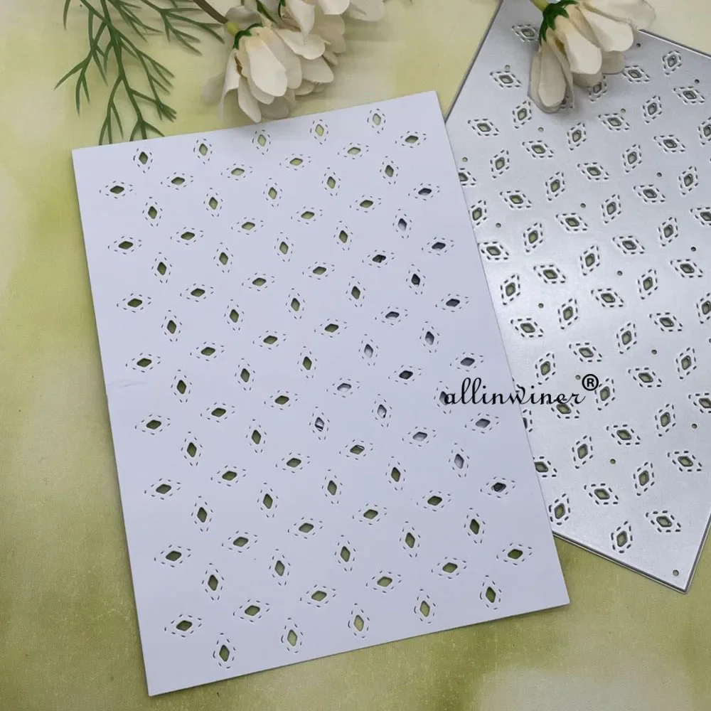 

Diamond rectangular frame Metal Cutting Dies Stencils For DIY Scrapbooking Decorative Embossing Handcraft Die Cutting Template