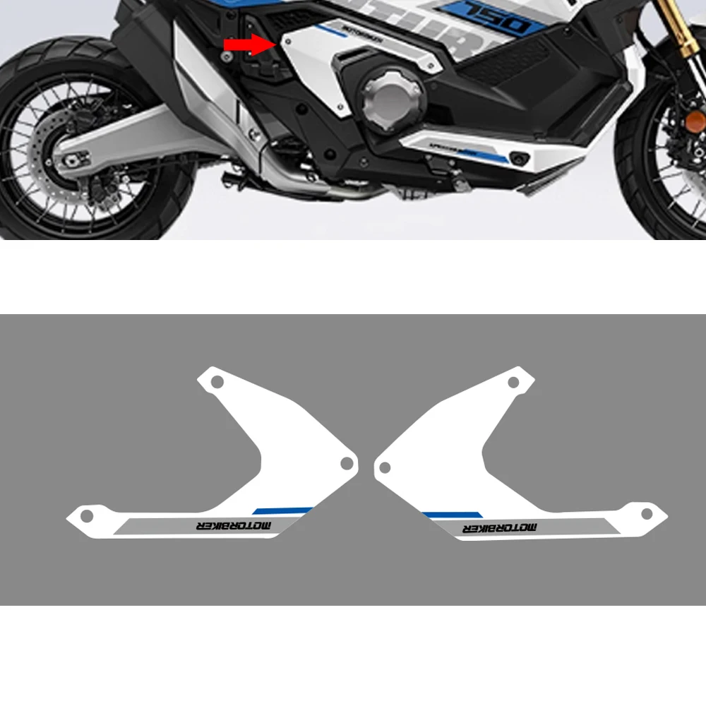 

Наклейки-защита для пяток XADV 750, аксессуары для X-ADV 750 XADV750 2025, новый комплект защитных наклеек для мотоцикла