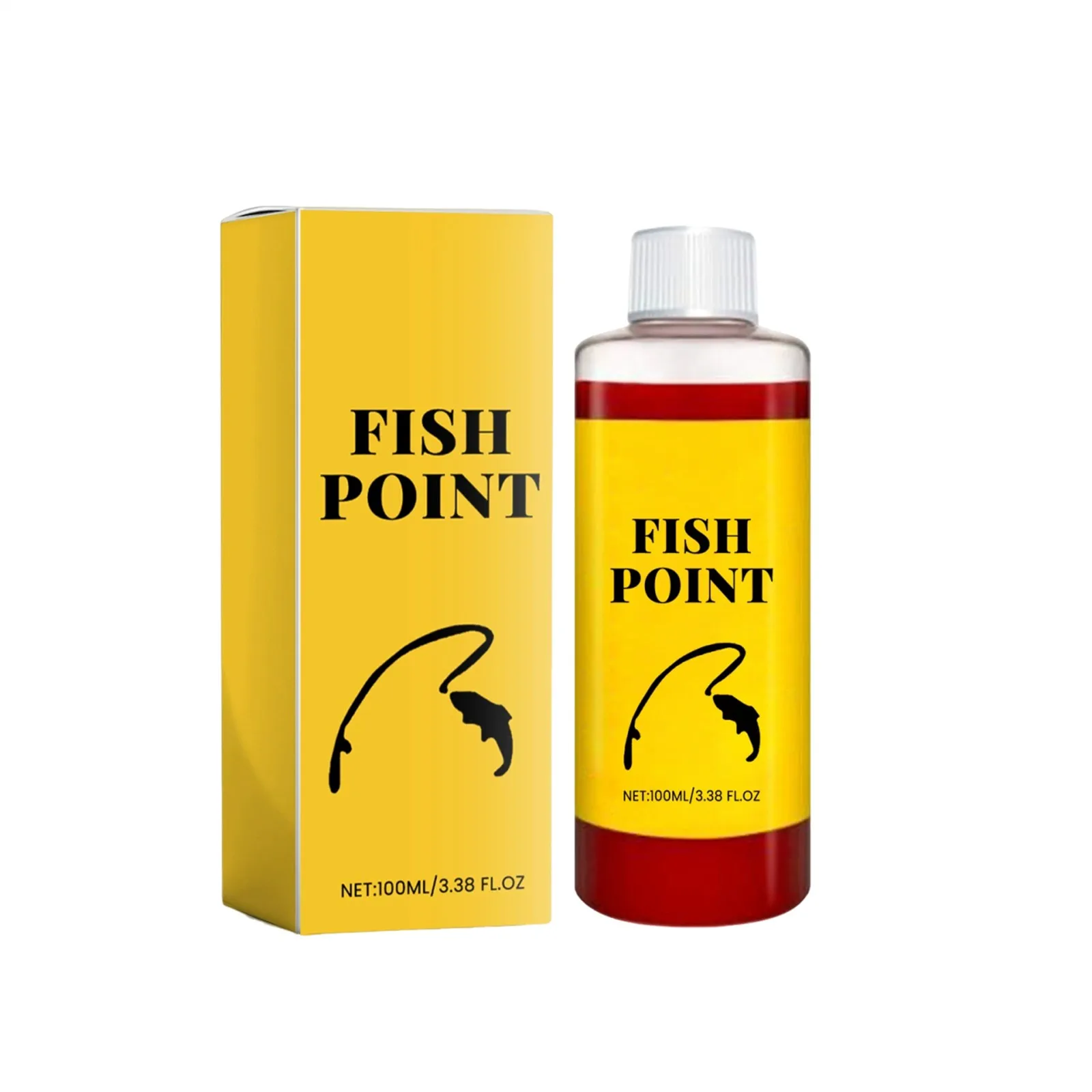 Fishing Point Boosters with Red Worm Extract & Fish Oil - 100ml Enhanced Bait Attractant, Freshwater & Saltwater Fishing Lure