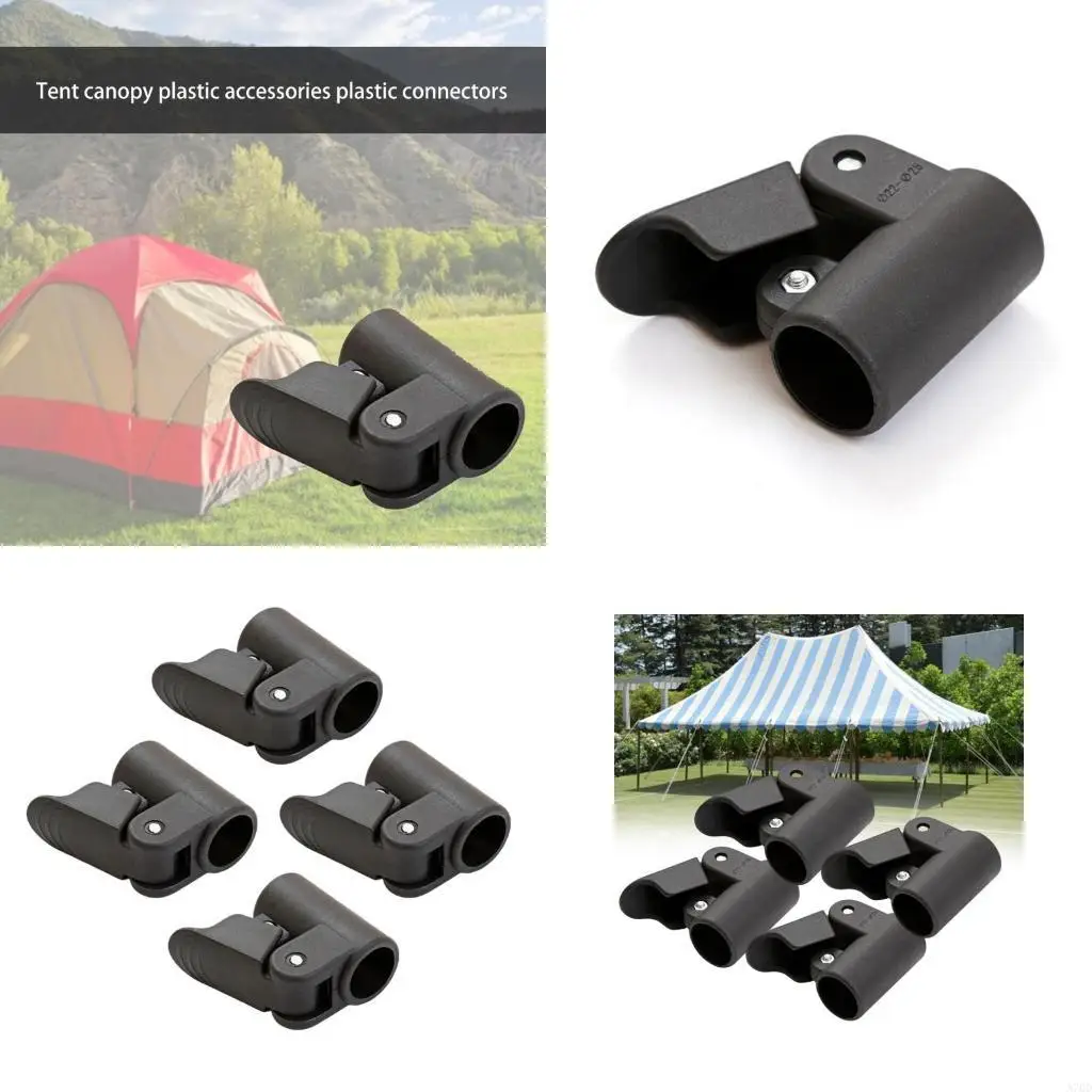 

4Pcs Tent Connector Watertight Tarps Clip for Camping Tent Outdoor Tent Camping Clamp Clip Tent Tighten Clip Tent Clamp A70D