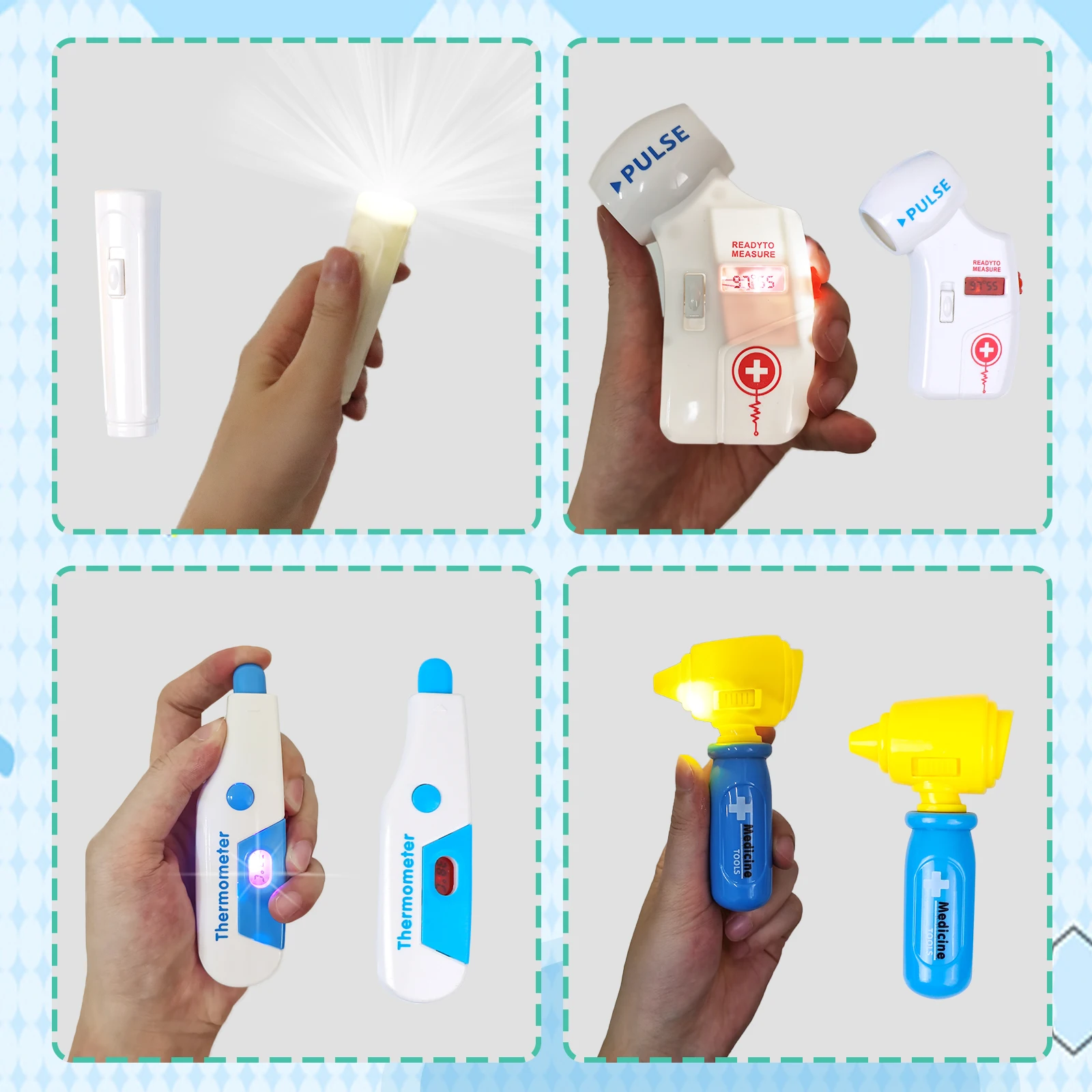 مجموعة طبيب للأطفال ، ألعاب تعليمية ، لعبة لعب دور التظاهر ، هدية عيد ميلاد للفتيان والفتيات بعمر 3 سنوات