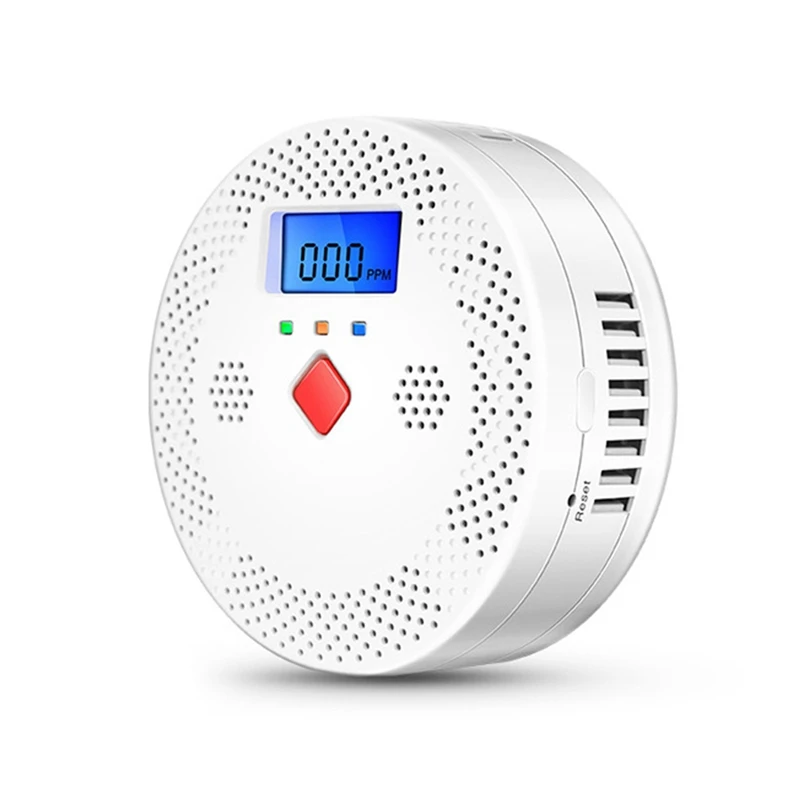 1 Piece Tuya Wifi Carbon Monoxide Detector With LCD Display White ABS CO Gas Sensor Home Security Protection Smart Life