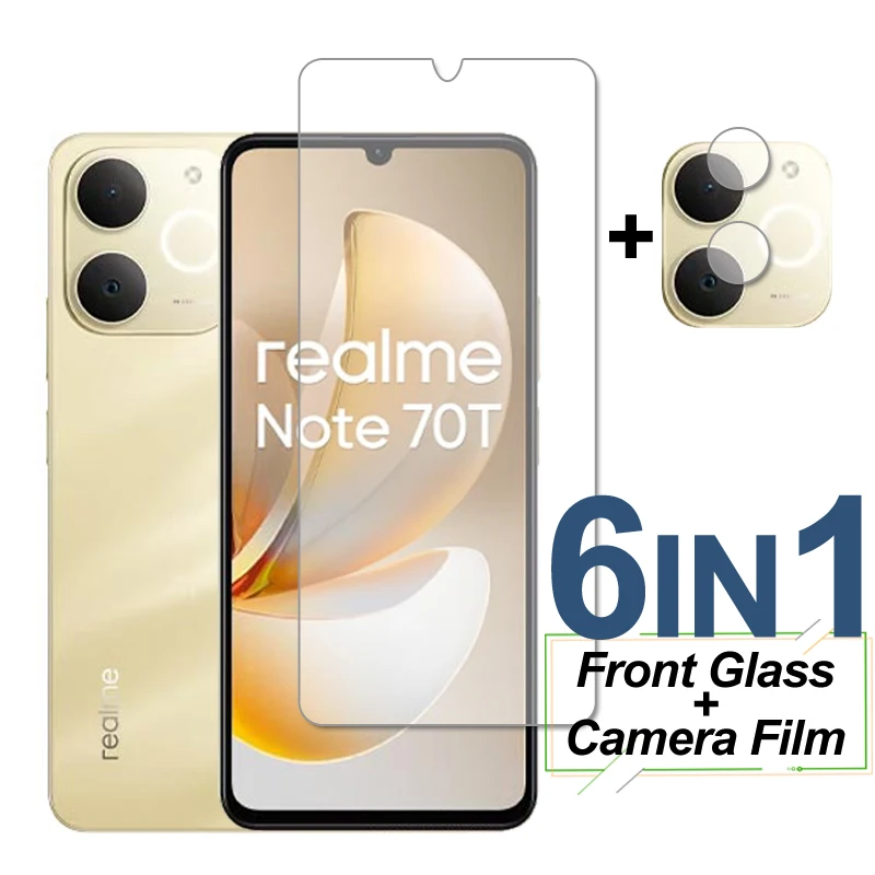 

For Realme Note 70T Glass Realme Note 70T Screen Protector Tempered Glass Protective Phone Camera Lens Film On Realme Note 70T