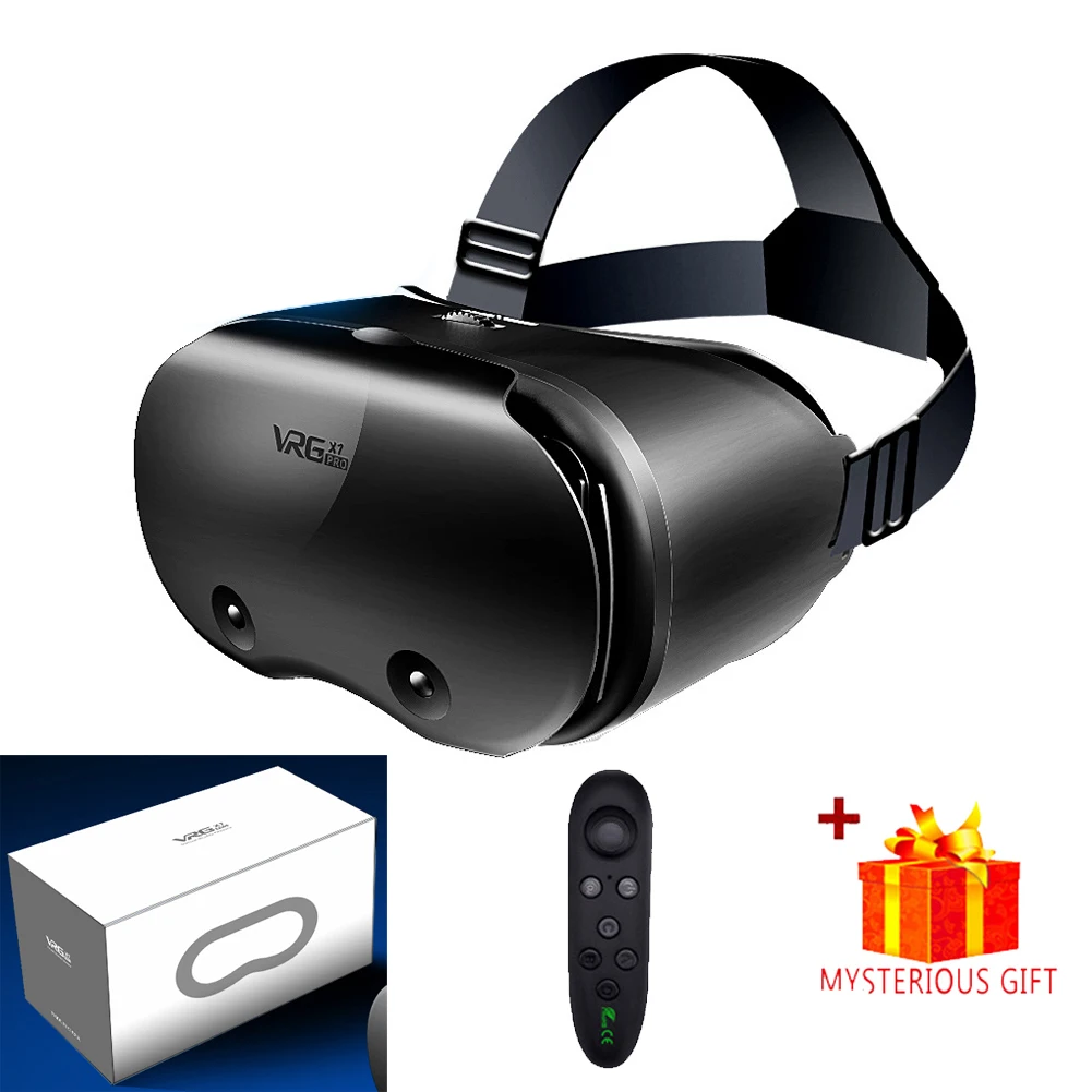 AyeBeau 3D Virtual Reality VR-Brille für iPhone, Android, Smartphone, Handy, Helm, Headset, mit echten Linsen, Schutzbrillen 5