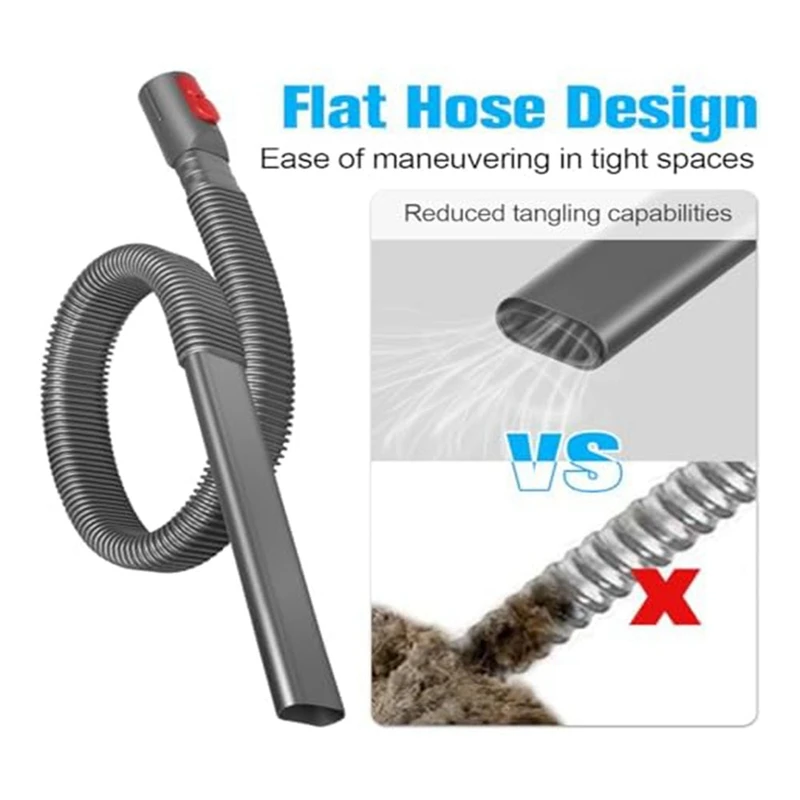 Dyson v11,v10,v15,v12,v8,v7,v6に適した掃除機用の柔軟な掃除機ツール