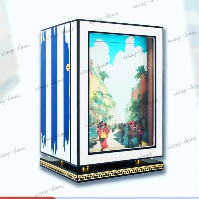 YJ Moisturizing Cigar Cabinet Alcoholization Drying Cigar Cabinet Main Purification Living Room Furniture Zigarrenschrank