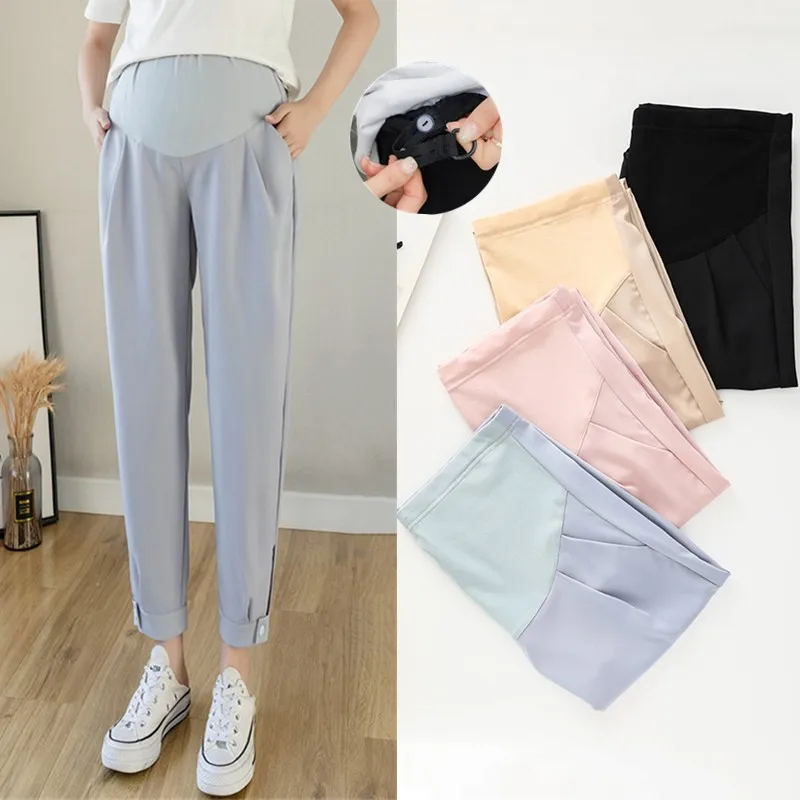 

Maternity Pants for Pregnant Women Clothes Nursing Pregnancy Soft Adjustable Waist Trousers Gravidas Jeans Maternity Clothing