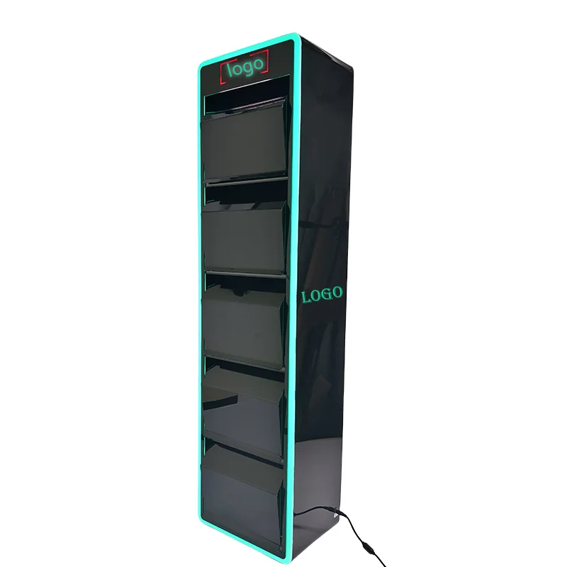 custom.TINYA USA America Display Stand Furniture Rack Floor Display Cabinet Showcase Smoke Shop Convenienc
